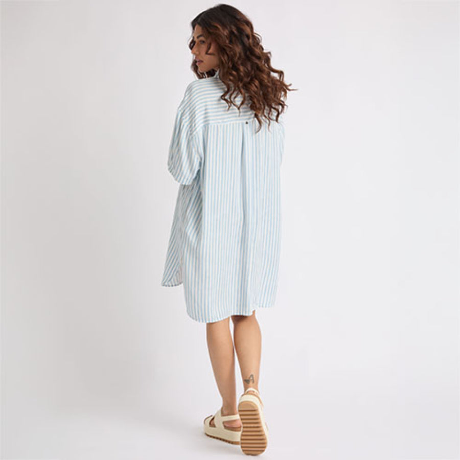 Ollie Striped Shirt Dress - Image 4
