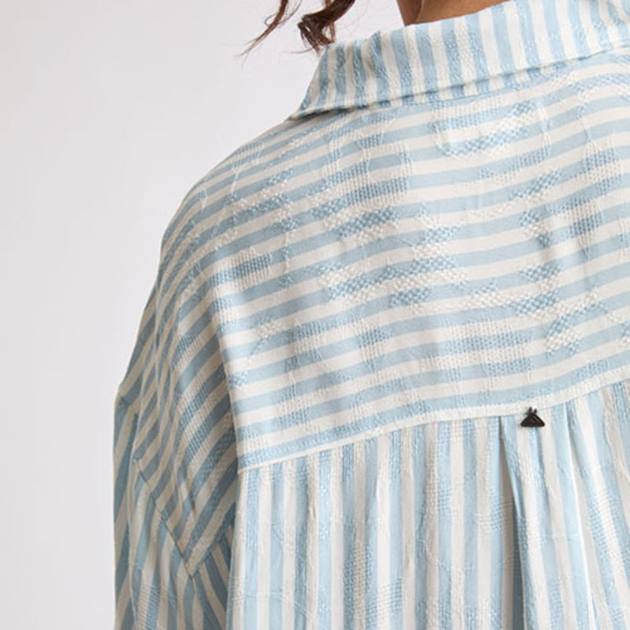 Ollie Striped Shirt Dress - Image 5